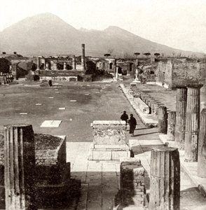 Pompei fóruma, Olaszország, 1894 alkotó: Unbekannt