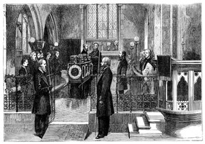 Benjamin Disraeli 1804-1881 brit miniszterelnök temetése, XIX. század vége alkotó: Unbekannt