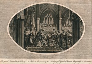 VI. Henrik nagykoronázása Párizsban, 1431 1793 alkotó: Unbekannt