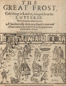 A nagy fagy Londonban, 1608 alkotó: Unbekannt
