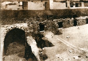 A nagy terasz a criptoportico-n, Pompeii, Olaszország, 1900-as évek alkotó: Unbekannt