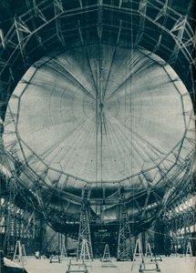 Az R101 léghajó belső szerkezete, c1929 c1937 alkotó: Unbekannt