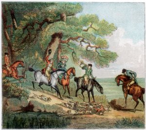Az ölés, rókavadászat, 1787 1890 alkotó: Unbekannt