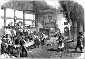 A konyha a Charterhouse Schoolban, Godalming, Surrey, 1867 alkotó: Unbekannt