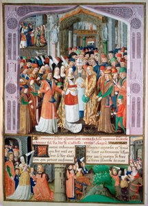 Blanche és Fernando házassága, 1269, 15. század alkotó: Unbekannt