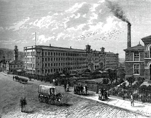 Saltaire-i malom, 1880 alkotó: Unbekannt