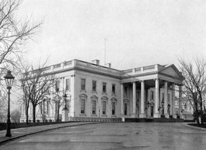 A Fehér Ház északi karzata, Washington D.C., USA, 1908 alkotó: Unbekannt