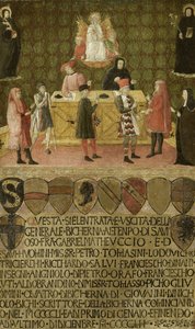 A sienai Biccherna adószedő hivatala, 1451-1452 alkotó: Unbekannt