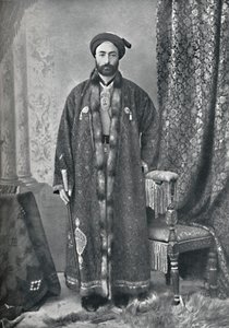 A mashhadi szentélyért felelős tiszt, Perzsia, 1902 alkotó: Unbekannt