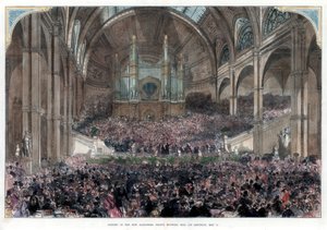 Az új Alexandra-palota megnyitása, a Muswell Hill, 1875. május 1 alkotó: Unbekannt