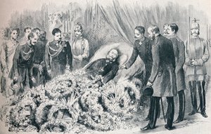 Az első német császár halála: I. Vilmos halálos ágya, 1888 1911 alkotó: Unbekannt