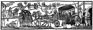 A pestis: menekülés az országba, 1630, 1910 alkotó: Unbekannt