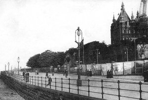 A sétány, New Brighton, East Sussex, 1900-1920 alkotó: Unbekannt