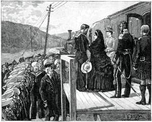 A királynő Albert-érmet ad át George Oatley parti őrnek, 19. század vége, 1900 alkotó: Unbekannt