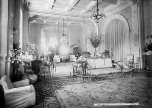 A fogadóterem, Viceregal Lodge, India, XX. század alkotó: Unbekannt