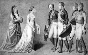 I. Sándor orosz császár fogadása 1777-1825 Memelben, 1802 alkotó: Unbekannt