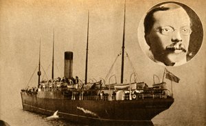 A Montrose hajó – Vezeték nélküli távírás gyilkost fogtak el, 1910, 1933. alkotó: Unbekannt