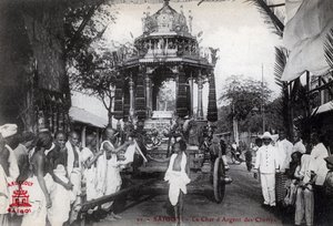 A Chettiars ezüstszekere, Saigon, Vietnam, 1912 alkotó: Unbekannt
