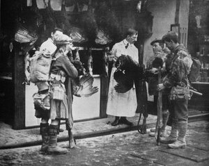 A katonák, mint családosok, 1915 alkotó: Unbekannt