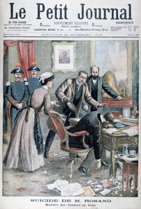 Signor Rosano olasz pénzügyminiszter öngyilkossága, Nápoly, 1903 alkotó: Unbekannt