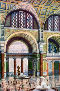 Caracalla fürdői tepidárium, Róma, Olaszország, 1933-1934 alkotó: Unbekannt