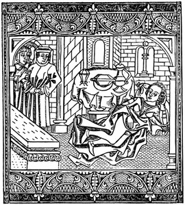 Xanthus felesége alszik, 1485 1964 alkotó: Unbekannt