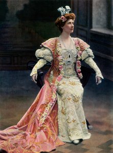 Theatre National De Opera-Comique. - Fiammette királynő. Miss. Garden, Orlando szerepe, 1904. alkotó: Unbekannt