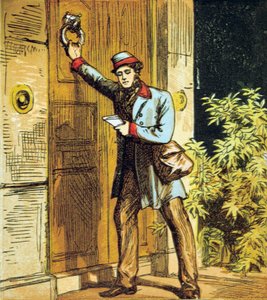 Ott van a Postások kopogtatása!, 1867. alkotó: Unbekannt
