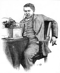 Thomas Alva Edison amerikai feltaláló, 1906 alkotó: Unbekannt