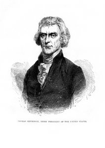 Thomas Jefferson, az Egyesült Államok harmadik elnöke, 1872 alkotó: Unbekannt