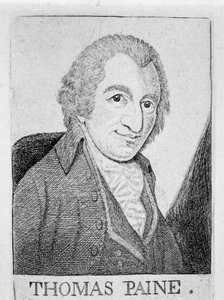 Thomas Paine, angol származású amerikai forradalmár, író és filozófus, 1790 alkotó: Unbekannt