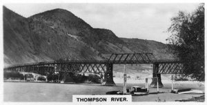 Thompson River, British Columbia, Kanada, 1920-as évek alkotó: Unbekannt