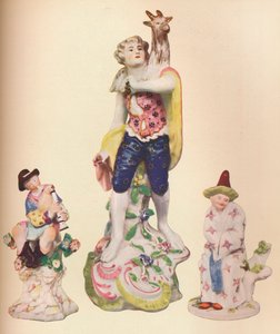 Három kínai figura a Wallace Elliot gyűjteményből, c1775 alkotó: Unbekannt
