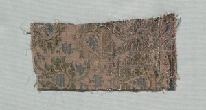 Három olasz gótikus selyemtöredék, 1350-1399. alkotó: Unbekannt