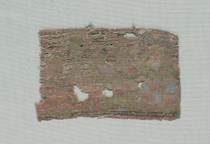 Három olasz gótikus selyemtöredék, 1350-1399. alkotó: Unbekannt