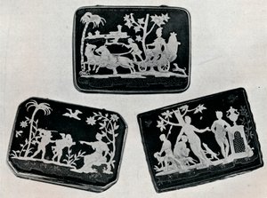 Három pique tubákos doboz, 1920. alkotó: Unbekannt