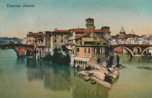 Tiberina-sziget, 1900. alkotó: Unbekannt