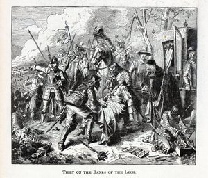Tilly a Lech partján, 1882 alkotó: Unbekannt