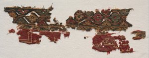 Tiraz lombszalaggal, 717-718. alkotó: Unbekannt