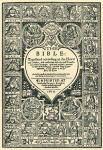 „A Genfi Biblia címlapja”, 1614, 1943. alkotó: Unbekannt