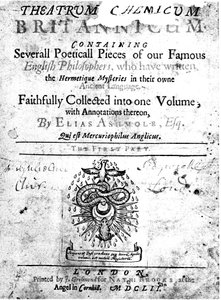 Elias Ashmoles Theatrum Britannicum címlapja, 1652 alkotó: Unbekannt