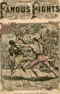 Tom Cribbs második csatája Molineaux-val, 1811, 19. század vége vagy 20. század eleje alkotó: Unbekannt