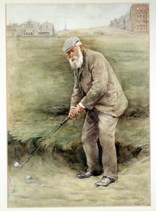 Tom Morris idősebb, brit golfozó, portré, 1910 alkotó: Unbekannt
