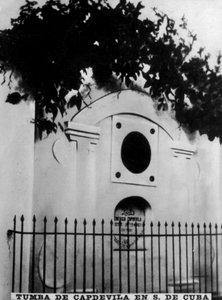 Capdevila sírja Santiago de Cubában, 1871, 1920-as évek alkotó: Unbekannt