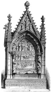 I. Dagobert 603-689 meroving király sírja, Saint-Denis bazilika, 1849 alkotó: Unbekannt