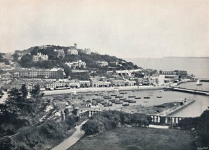 Torquay – Általános kilátás a Waldron Hillről, 1895 alkotó: Unbekannt
