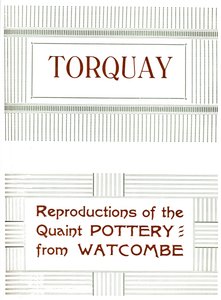 Torquay – A Watcombe-i furcsa kerámia reprodukciói, 1919 alkotó: Unbekannt