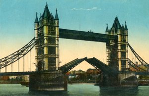 Tower Bridge, London, 1910. alkotó: Unbekannt