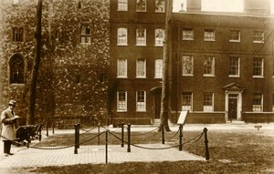 Londoni Tower. Az Scaffold Site, c1910. alkotó: Unbekannt