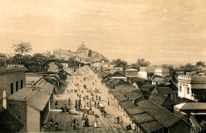 Trichinopoly városa és erődje, India, 1847 alkotó: Unbekannt